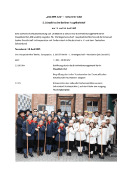 Informationen - Emanuel Lasker Gesellschaft