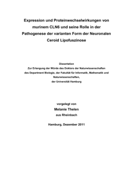 Dokument 1 - E-Dissertationen der UHH