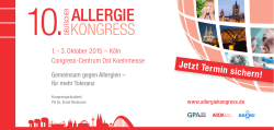 10.DAK_2015 Save the date.indd - 10. Deutscher Allergiekongress