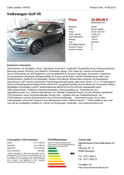 Volkswagen Golf VI Cabriolet BlueMotion Technology 1,2 l TSI Price