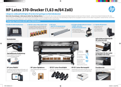HP Latex 370-Drucker (1,63 m/64 Zoll)