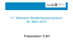 Download: Stra&szlig;enbau im Freistaat Th&uuml;ringen
