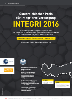 INTEGRI 2016