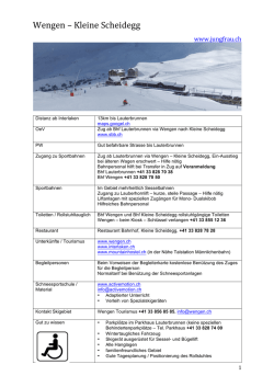 Wengen – Kleine Scheidegg