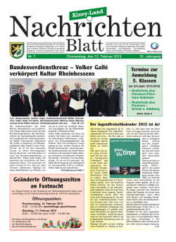 Bundesverdienstkreuz – Volker Gallé verkörpert Kultur Rheinhessens