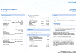 Preisverzeichnis der Augsburger Aktienbank