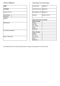 Notfallformular als PDF