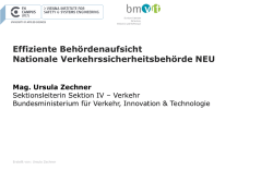 Effiziente Beh&ouml;rdenaufsicht Nationale