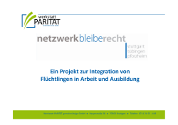 (Microsoft PowerPoint - AG2 Netzwerk Bleiberecht.ppt [Kompatibilit