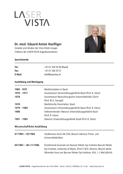 Dr. med. Eduard Anton Haefliger