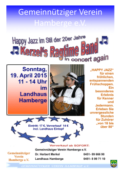 Jazzfrühschoppen - GVH