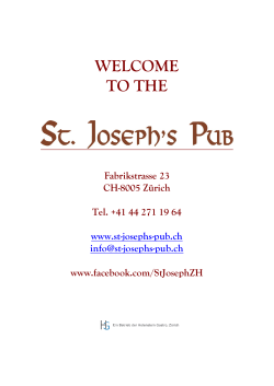 8.50 - St. Joseph`s Pub Zurich