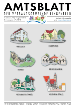 KW 14 - Verbandsgemeinde Lingenfeld