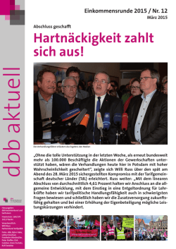 Einkommensrunde 2015 - DPolG-MK