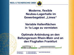 Neue Lagerhalle - Rolf Riedl GmbH