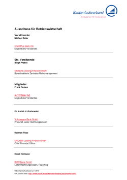 als PDF speichern - Bankenfachverband