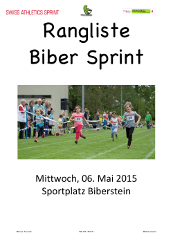 Mittwoch, 06. Mai 2015 Sportplatz Biberstein