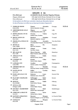 Epreuve FB 05