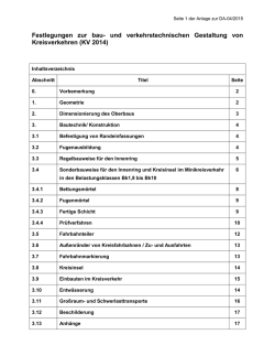 Ma&szlig;nahmen zur bautechnischen Gestaltung von