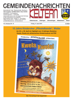Herunterladen - Gemeindenachrichten Keltern