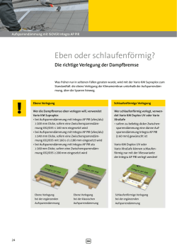 Eben oder schlaufenf&ouml;rmig?