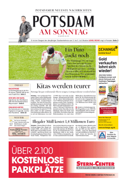 am sonntag - Potsdamer Neueste Nachrichten