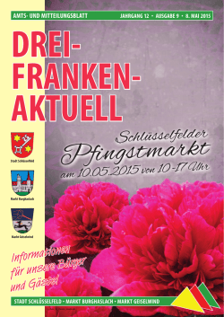 Drei-Franken-Aktuell 08.05.15