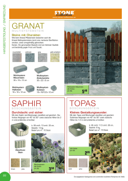 GRANAT SAPHIR TOPAS