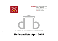 Referenzliste April 2015 - dhib dechant hoch
