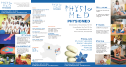 - Physiotherapie bei Physiomed