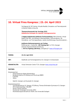 Programm VFK 2015 - Virtual Fires Kongress