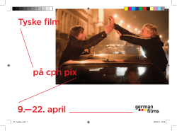 Tyske film på cph pix 9.—22. april