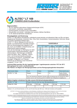 ALTEC ® LT 169 - Neutec Chemie