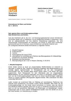 5_ Elternbrief 14-15 - Staatliche Realschule Hösbach