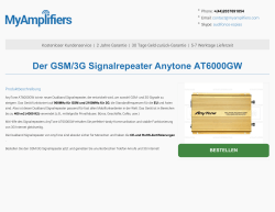 Der GSM/3G Signalrepeater Anytone AT6000GW