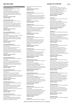 Unsere Gebrauchtwagenzeitung