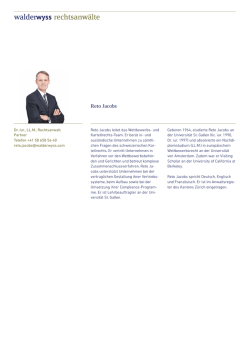 CV Jacobs Reto