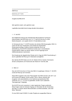 2015-04/05 - Arbeitskreis Beschreibende Technische Dokumentation