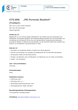 575.000 „PR Formula Student“ (Freifach)