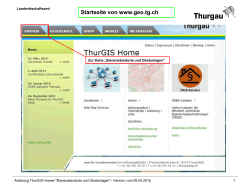 Anleitung ThurGIS Viewer Bienenstandorte und Obstanlagen 2015