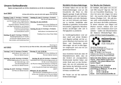 Gottesdienste Juni / Juli 2015(PDF-Datei)