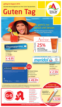 Guten Tag - Apotheken Umschau