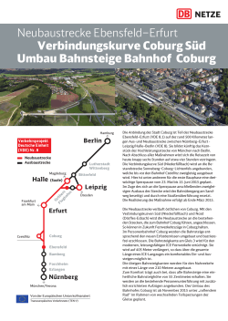 Neubaustrecke Ebensfeld–Erfurt Verbindungskurve Coburg Süd