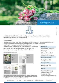 "Trauermagazin" als PDF