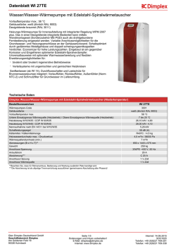 Produktdatenblatt