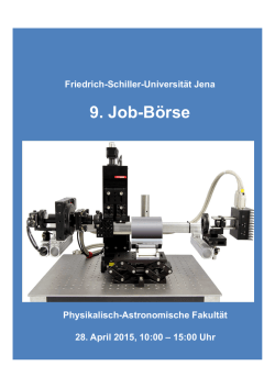 Katalog - Die Physikalisch-Astronomische Fakultät