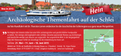 Archäologische Themenfahrt auf der Schlei