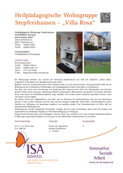 Heilp&auml;dagogische Wohngruppe Stepfershausen