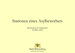 Stationen eines Asylbewerbers