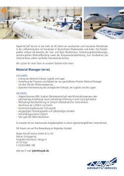 Material Manager (m/w)